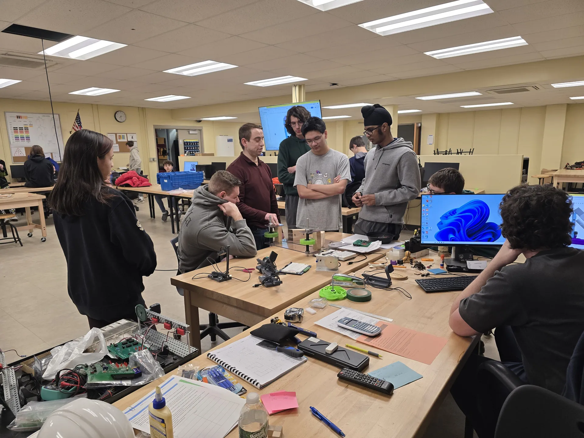 Discussing prototype improvements