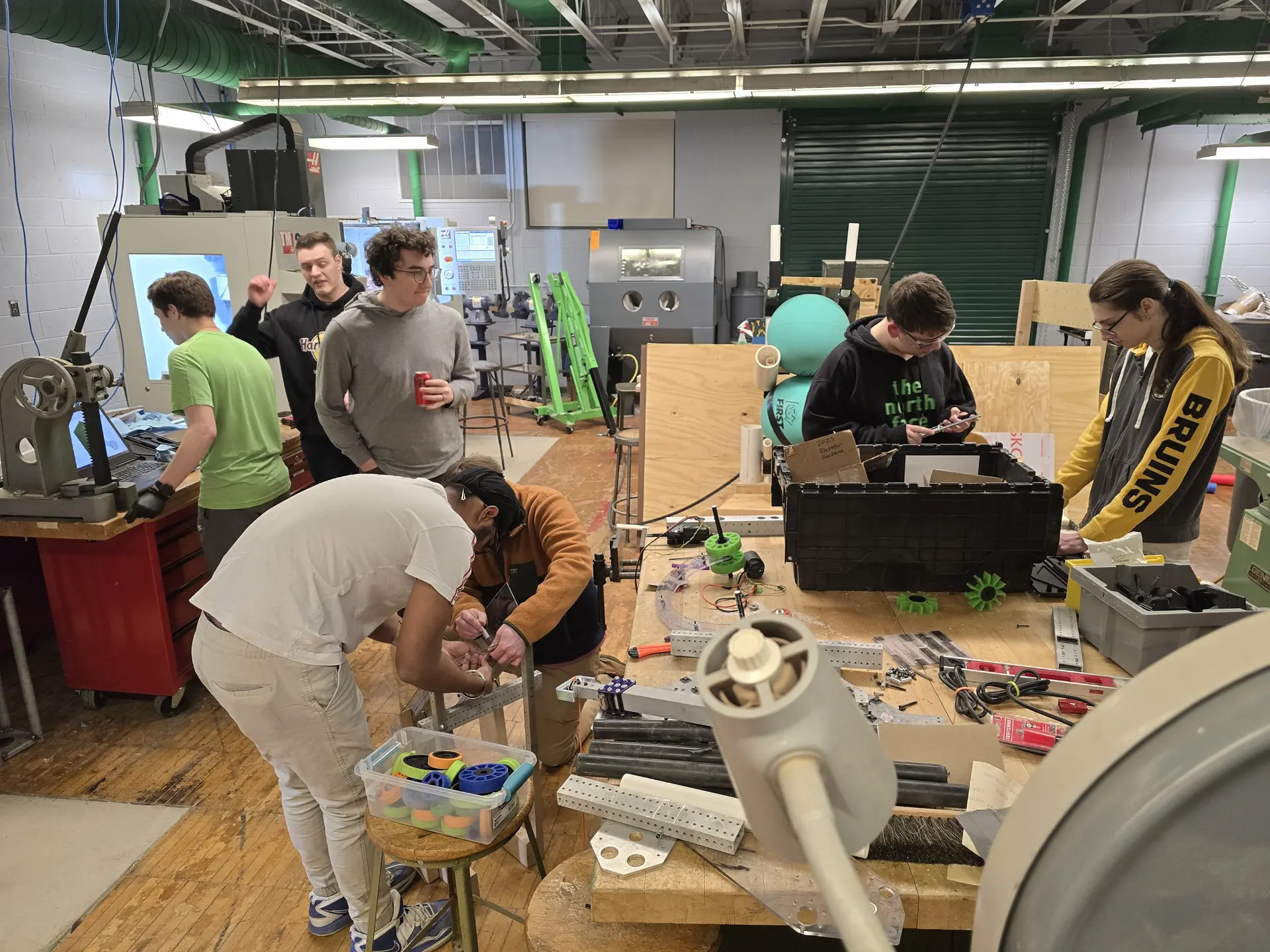 Workshop manufacturing and assembling
